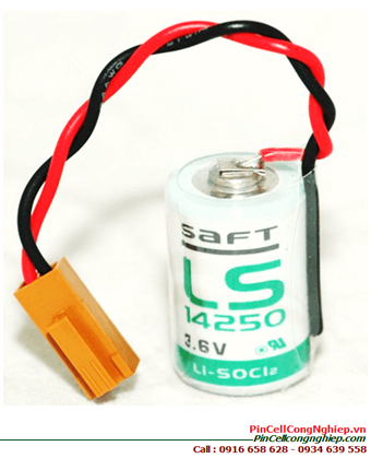 Saft LS14250; Pin nuôi nguồn Saft LS14250 lithium 3.6v 1/2AA 1200mAh _Xuất xứ Pháp